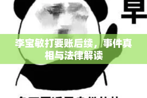 李宝敏打要账后续，事件真相与法律解读