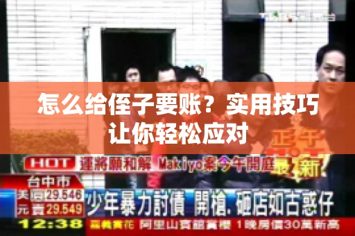 怎么给侄子要账？实用技巧让你轻松应对