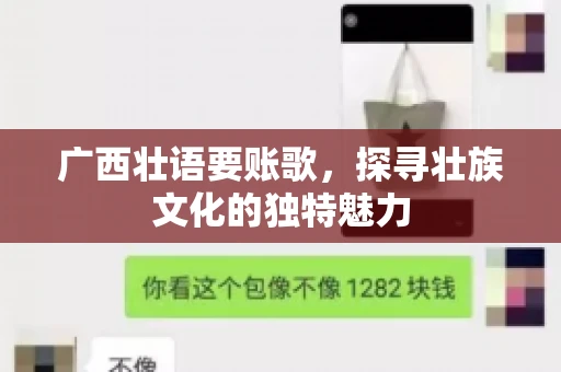 广西壮语要账歌,探寻壮族文化的独特魅力 广西壮语要账歌,探寻壮族文化的独特魅力