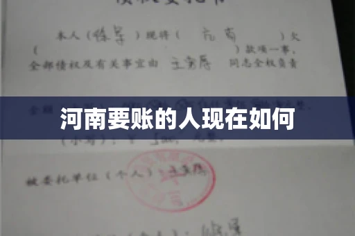 河南要账的人现在如何