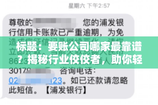 标题：要账公司哪家最靠谱？揭秘行业佼佼者，助你轻松追回欠款