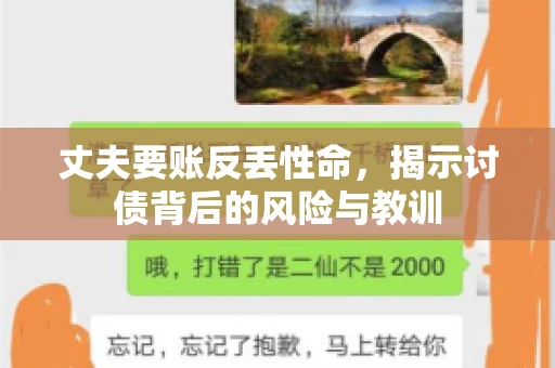 丈夫要账反丢性命，揭示讨债背后的风险与教训