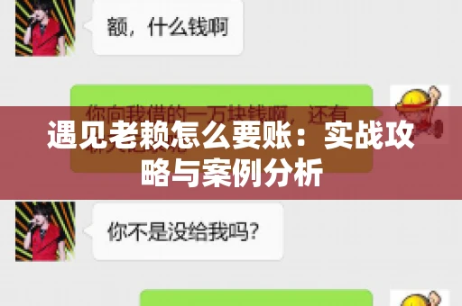 遇见老赖怎么要账：实战攻略与案例分析