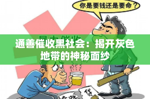 通善催收黑社会：揭开灰色地带的神秘面纱