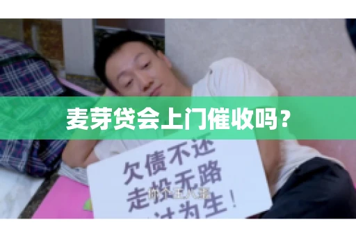 麦芽贷会上门催收吗？